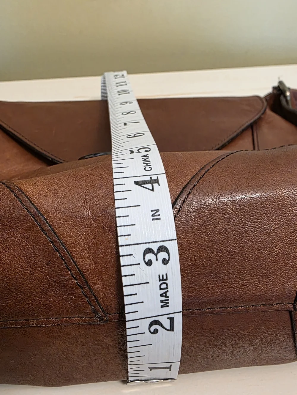 Chloe | Brown Leather Crossbody Bag - Picture 16 of 16